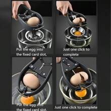 Ins - Hot-Selling Quick Egg Beater And Egg Separator, 304 Stainless Steel Beauty Egg Opener, Holiday Party Gift, Gathering Party Gift, Birthday Party Gift, Kitchen Gift For Mum, Sister, Brother, Grandmother.