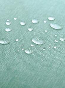 1pc Waterproof & Oil Resistant Tablecloth, TPU Coated Waterproof Tablecloth, Solid Color Meeting/Dining/Study Table Cover, Rectangle Picnic Mat With Tassel Fringe Edging