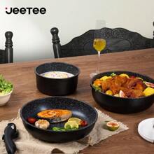 Set De Casseroles Et Poêles Avec Poignées Amovibles 25/26-Pièces,Poêle 20/26Cm,Casserole 18/20Cm,Poêle À Frire 26Cm,Poêle À Griller 26Cm,Revêtement Antiadhésifn,Compatible Toutes Les Cuisines