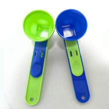1pc Protein Powder Scoop With Sliding Measurement Marks, Leak-Proof, Multi-Purpose Baking & Mixing Scoop, Suitable For Smoothie, Milkshake, Baking Goods And Protein Shake Blender - Multicolor - View 6