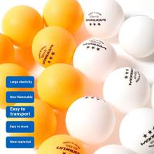 Pro-Grade ABS Table Tennis Balls 3/7/10pcs Set | Yellow&White Dual-Color Design | Official Size For Beer Pong/Practice | Waterproof Outdoor Sports Accessories