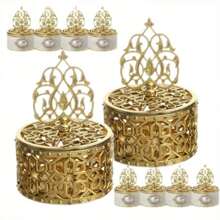 12 boîtes de rangement à bonbons, boîtes d'emballage à bonbons pour mariage, boîtes creuses, boîtes avec couvercle, conviennent pour les rassemblements de vacances, les mariages, les décorations de fête, les décorations de cadeaux pour les amis