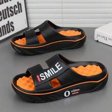 Pantoffeln für Herren Sommer 2025 neuer Stil, Outdoor Dicker Sohle Rutschfeste Sandalen, modische Paar Fahren Strand Dual-Use Komfortable Sandalen