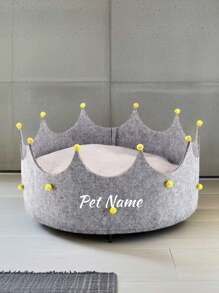 1 Personalized Customized Name Pet Bed, Pet Bed