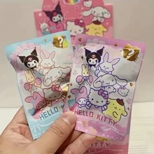 Sanrio 1 pieza o 4 piezas de borrador de estilo aleatorio de , , , - Caja misteriosa con bolsa de gato de dibujos animados adorable, regalo de artículos de oficina (algunas partes pueden ser aleatorias)