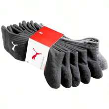 Puma Men Crew Socks 6-Pack Combo Black - Black - View 3