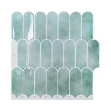 3D Matte Fish Scale Self-Adhesive Wall Sticker Kitchen Backsplash Wall Tile Waterproof Peelable Kitchen Bathroom Splashback For Home Wall Decoration 11.8" X 11.8" 10/30 Sheets (Teal/Milky White) Gifts Birthday Graduation Room Decor Home Decor Bathroom Decor Bedroom Decor Room Decoration Stuff Living Room Decor House Decor Home Decor Living Room Wall Paper Stickers Wallpaper Wall Stickers Personalised Stickers