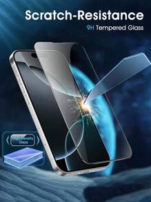 Easypie Selection 2 piezas de película de vidrio templado ultra clara, resistente a arañazos y caídas, de alta aleación de aluminio, compatible con Apple 7/8/Plus, X/Xs/XS Max, 11/11pro/11 Pro Max, 12mini/12/12 Pro/12 Pro Max, 13/13mini/13 Pro/13 Pro Max, 14/14 Plus/14 Pro/14 Pro Max, 15/15Plus/15Pro/15Promax/16/16 Plus/16 Pro/16 Pro Max/17/17 Air/17pro/17pro Max