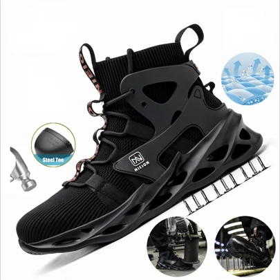 Zapatos de Seguridad zapatos de trabajo Anticoagulantes zapatos de trabajo ligeros zapatos de trabajo zapatos de acero para hombres zapatos de Seguridad no son fáciles de dañar los zapatos