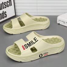 Slippers For Men Summer 2025 New Style Outdoor Thick-Soled Non-Slip Sandals Fashionable Couple Driving Beach Dual-Use Comfortable Sandals