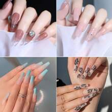 Nail Glue Remover For Press On Nails-3PCS Solid Nail Glue Remover For Fake Nail Tips Acrylic Nail Adhesive Remover Acetone-Free Nail Polish Remover, Easy Remove Remover, Not For Remove Gel Nail Polish