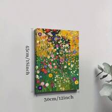 1 Framed Canvas Poster Abstract Flowers Wall Art Canvas Painting Bedroom Living Room Hallway Wall Art Wall Decor Room Decoration Ideal Gift - Multicolor - View 9
