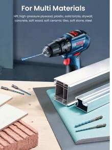 Juego de brocas universales Bosch EXPERT HEX-9 Series con vástago hexagonal mejorado, brocas multiusos de 4/5/6/6/8mm con accesorios Bosch - Multicolor - Ver 3