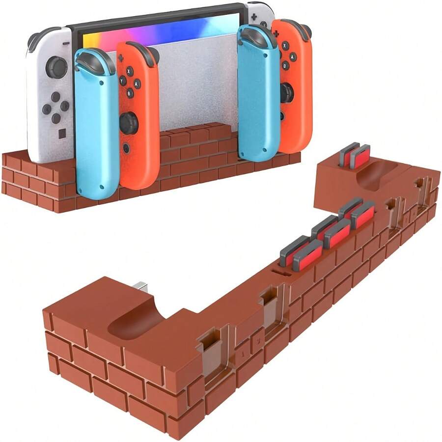 Kit de accesorios para consola de juegos portátil, de material ABS, incluye componentes electrónicos, soporte de juego y set de soporte de controlador