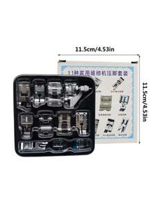 11/16/42 pièces Ensemble de pied presseur pour machine à coudre, Compatible avec Singer, Brother, Janome, Kenmore, Babylock, Elna, Toyota, New Home et plus