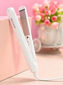 KSKIN 迷你二合一直发器卷发器，电气石陶瓷直发器，带智能恒温设置，便携式美发工具 1 件