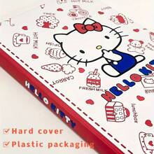 Sanrio 1pc Hello Kitty A5 Cartoon schattig notitieboekje 180 pagina's kleuren hardcover notitieboekje student record werk kantoorbenodigdheden terug naar school student cadeau (pen niet inbegrepen)