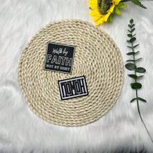Parche bordado premium "Take It Easy" para planchar, parche de letra negra para planchar/coser aplicaciones y parches para gorras de conductor, pantalones vaqueros, chaquetas, mochilas y decoración