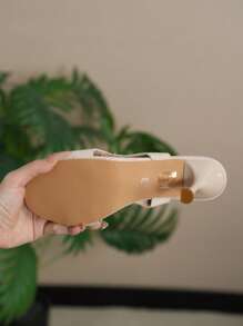 New Classic Beige High Heel Pointed Toe Casual Fashion Versatile Women Pumps, A Must-Have - View 3