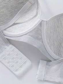 3 Packs Solid Push Up Bra Soft Cup Lingerie Comfortable Bralette