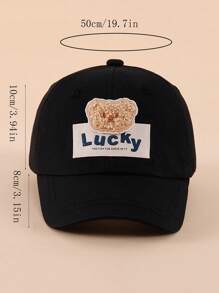 1 bucată Lucky Bear Baby Wear zilnic șapcă de baseball casual