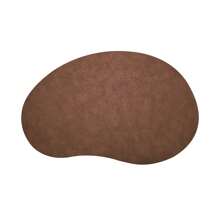 Nordic Style Heteroseksuele Textuur PU Placemats, Hoogwaardige Waterdichte Anti-Olie Warmte-Isolatie Eettafelmatten, Onderzetters
