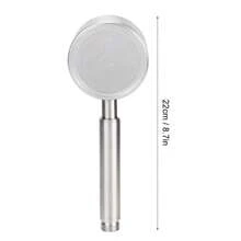 Stainless Steel Handheld Shower Head Shower Head Bathroom Accessories Pressure Shower - 銀色 - 查看 2