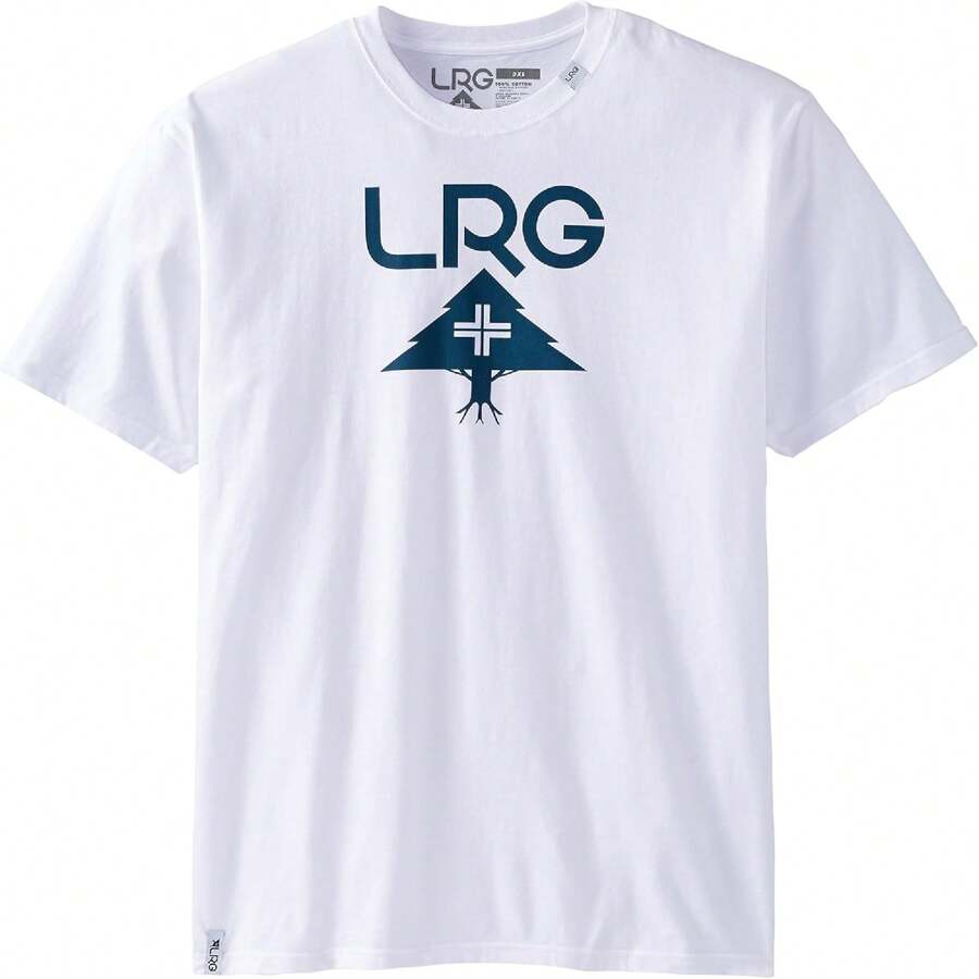 LRG Men's Big-Tall Core Tree T-Shirt Big And Tall - White - View 1