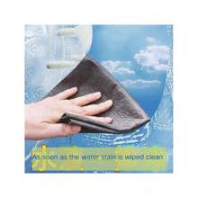 5 件装超细纤维玻璃清洁布，不留条纹，适用于窗户和镜子清洁，19*24 厘米 - 彩色 - 查看 9