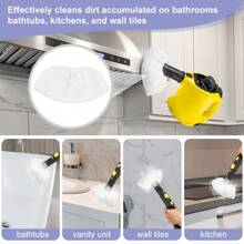 2/4/8pcs Upgraded Ultra-Fine Microfiber Steam Replacement Pads - Washable And Reusable, Fit For Karcher SC1/SC2/SC3/SC4 Models, Efficient Cleaning For Living Room, Bedroom, Bathroom, Home Essential Cleaning Tool Accessory
