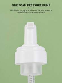 1pc 100ml/200ml/250ml Mousse Foaming Bottle, Facial Cleansing Foam Bottle, Cosmetic Refillable Bottle