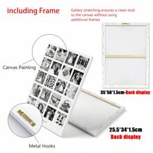 1PC Personalised Twenty Photos Wedding Print, Personalized Anniversary Canvas Wall Art, Custom Valentines Photo Collage, Our Anniversary Print, Special Anniversary, Couples Print, Memories Collage Posters, Optional Frame