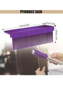 1pc,Professional Straightening Comb - High Temperature Resistant, Carbon Fiber Straightener