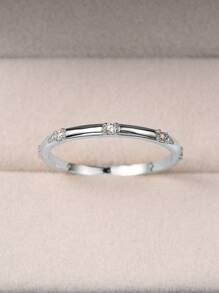 1 Pieza Anillo precioso de joyería para señoras de Plata de Ley 925 bañada en Oro Amarillo, Joyería Fina para uso diario, Regalo, Boda, Compromiso, Joyería Nupcial