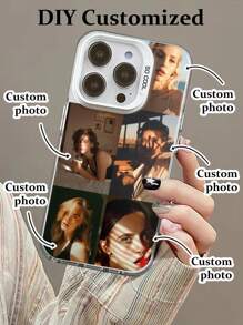 Customized Photo DIY 2-In-1 High-End Soft Textured Thick Painted Anti-Drop Phone Protective Case Compatible With Apple IPhone 16 Pro/IPhone 16/IPhone 16 Pro Max/IPhone 16 Plus/P 15 Pro Max, New Fashionable Design Compatible With IPhone 15/IPhone 11 IPhone 14 Pro Max, Anti-Drop For P13/XS/XR, Cartoon For P11/7 Plus 8P/78 ES2 Soft Shell Protective Cover
