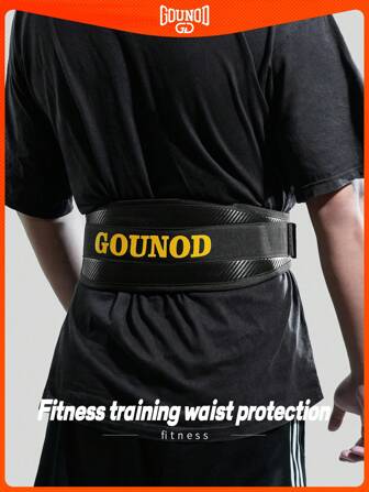 GOUNOD Professional Gym Lifting Belts EVA Adjustable Weightlifting Belt Back Fitness Support Belt For Men Gym Accessories