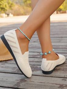 Women's New Flat Shoes For Autumn, Vintage Soft Bottom Low Heel Shoes, Comfortable Flat Ladies Loafers