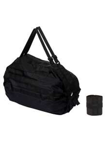 Bolsa de compras plegable y reutilizable de moda para mujeres, bolsa de tela portátil y plegable, bolsa de almacenamiento para compras de supermercado, útiles escolares y accesorios escolares