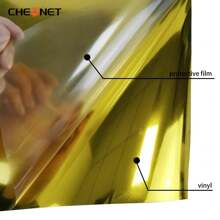 1 rolka 25 cm x 102 cm / 9,8 cala * 40 cali Twarda metaliczna holograficzna folia winylowa do laserowego nanoszenia ciepła DIY CRAFT Odzież na zamówienie