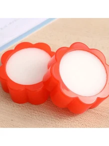 2pcs Flower-Shaped Finger Moistening Sponge - Soft And Reusable - Great For Paper Counting And Office Tasks - Perfect Gift For Accountants, Secretaries, And Students, Everyday Use Item | Vibrant Desk Accessory | Comfortable To Use