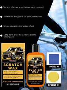 Auto Scratch Remover | Scratch Repair Kit - Quick Scratch Removal, Easy And Convenient To Use