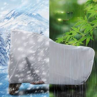 1 pièce Housse de moto à pédales, scooter électrique, housse anti-soleil et pluie, anti-gel, neige, poussière, épaisse housse de pluie