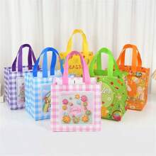 Easter Rabbit Non-Woven Bags Cartoon Bunny Egg Cookie Candy Gift Packaging Bags Shopping Bag Spring Easter Party Decoration Birthday Party Supplies