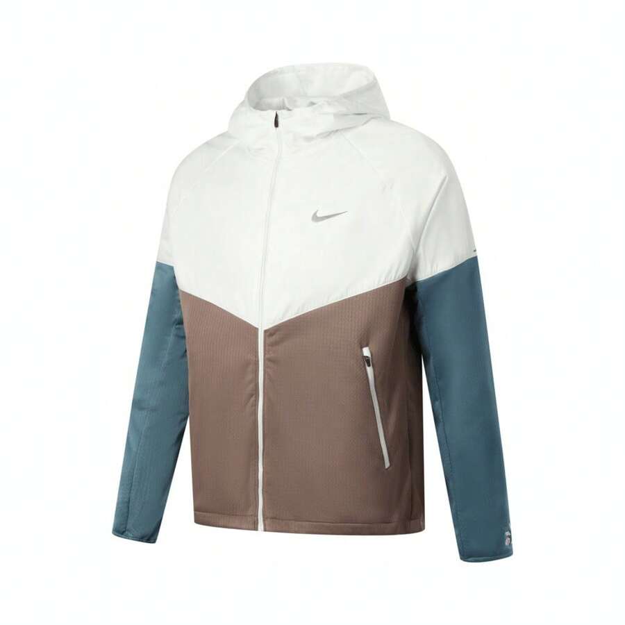 2025 男士 Nike AS M NK TF RPL SPHR MILER 编织连帽夹克 HV8222-121 - 白色 - 查看 1