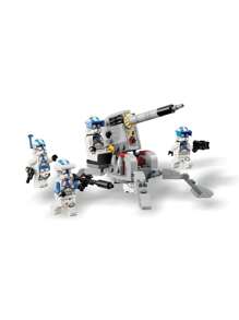Set di costruzione di blocchi giocattolo Battaglione del 501° Clone Troopers™ di Star Wars 75345 - Decorazione per camera e casa, regalo di compleanno perfetto per bambini, ragazzi e ragazze di età 6+