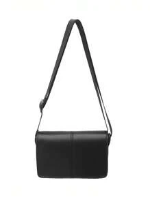 Bolsa Tofu de cubierta con solapa a prueba de agua y estilo minimalista, bolso de hombro/bandolera portátil para teléfono, adecuado para el trabajo, commuting, compras, viajes, bolso cruzado como regalo para hombres