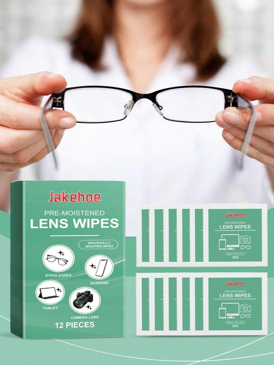 Lens Cleaning Wipes Glasses Screen Wipes Individual Package Carry Cleaning Wipes With You