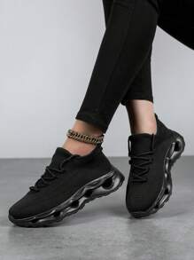 Youth/Teens Girls' Lightweight Breathable Comfortable Soft Sole Running Shoes, Fashion Casual Sneakers Suitable For Running, Travel, Hiking, Everyday Wear