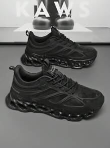 Men's Casual Air Cushion Sports Shoes, Comfortable Shock Absorption And Non-Slip Design Running Shoes, Suitable For Outdoor Sports And Daily Wear