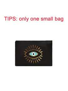 Set de bolso tipo tote con estampado de ojo maligno: Bolso tote para mujer con un neceser a juego, bolso grande de gran capacidad y sencillo, bolso de mano casual y portátil, bolso de compras multifuncional, neceser de viaje, apto para bodas, trabajo, desplazamientos, cumpleaños, vacaciones, playa, vuelta al colegio, uso diario, es un regalo ideal para mujeres, madres, profesores, amigos, damas de honor, estudiantes, regalo del Día del Maestro, regalo del Día de la Madre, el regalo perfecto para familiares y amigos